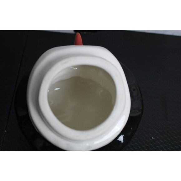 Colorful Eye Catching Ceramic Snowman Cookie Jar - Picture 10 of 10